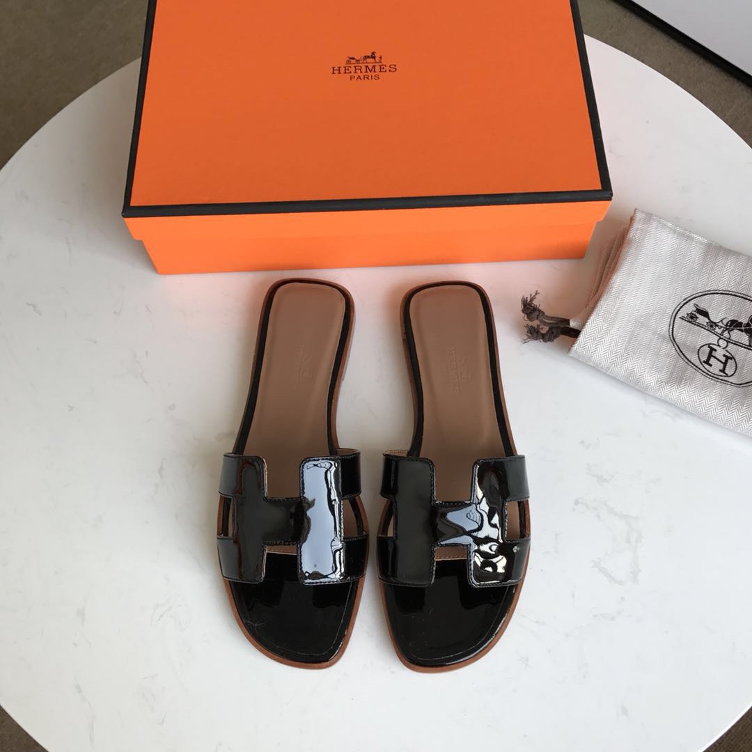 에르메스 올수공 오란 슬리퍼 샌들 페이던트 01